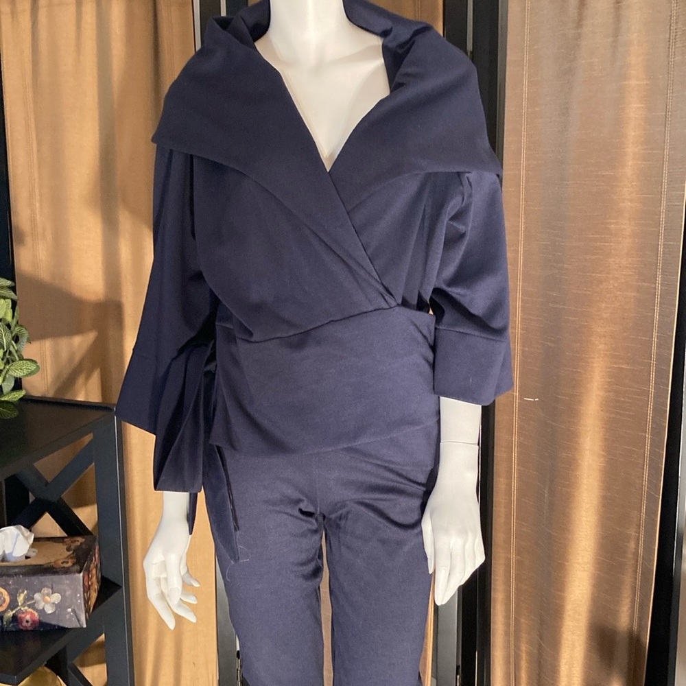 David Dixon Navy Women's Pant Suit